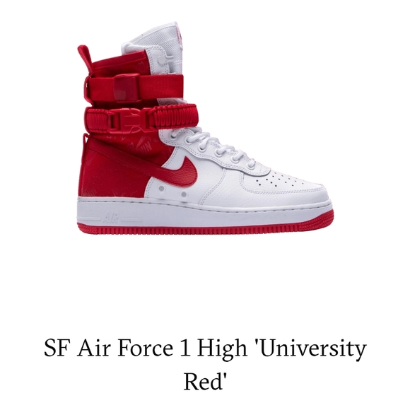 air force 1 red check mark